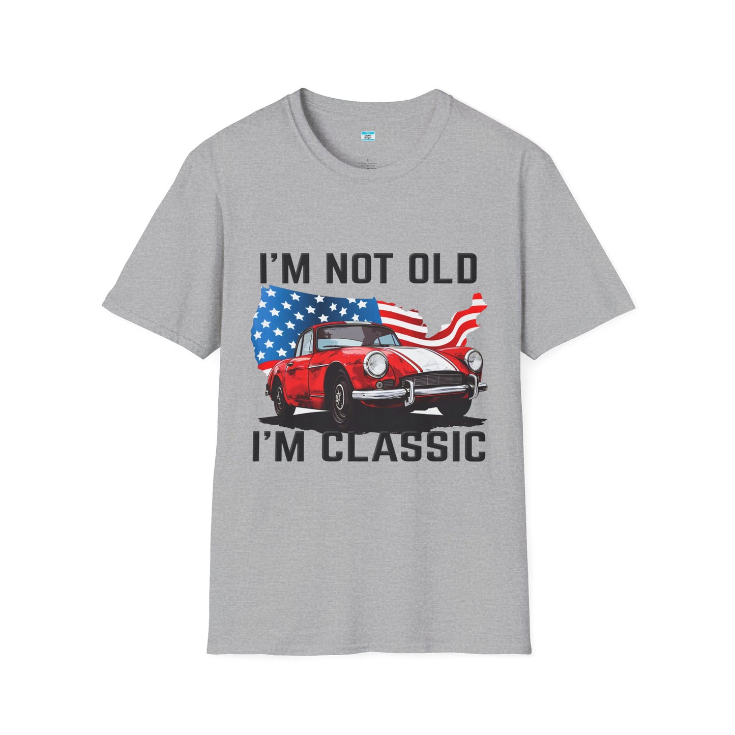 I’m Not Old I’m Classic Shirt – Vintage Car T-Shirt for Men, Retro Muscle Car Tee, Funny Birthday Gift for Him, Classic Car Lover Shirt