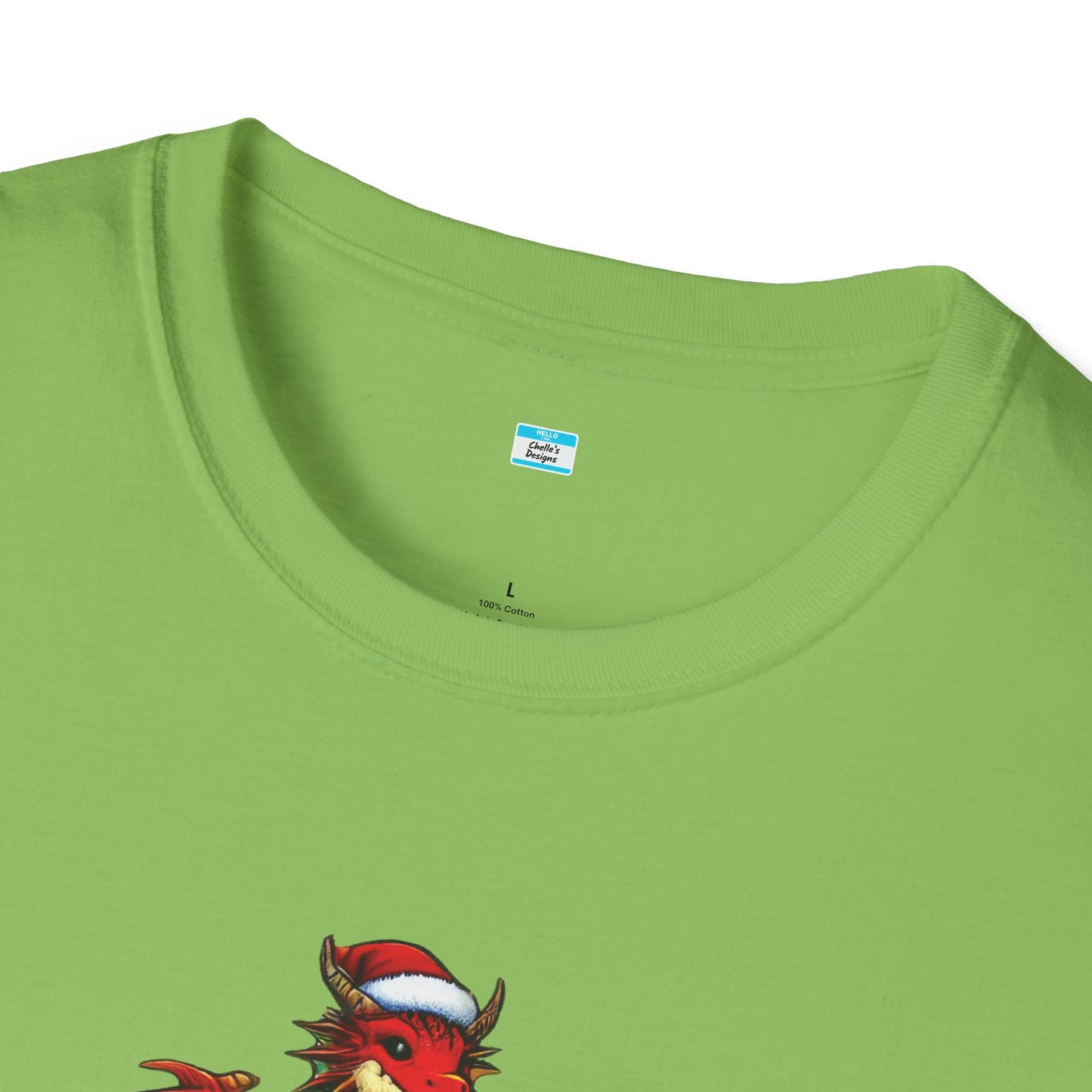 Christmas Dragon Tree Shirt – Fun Fantasy Holiday Tee for Teens & Adults