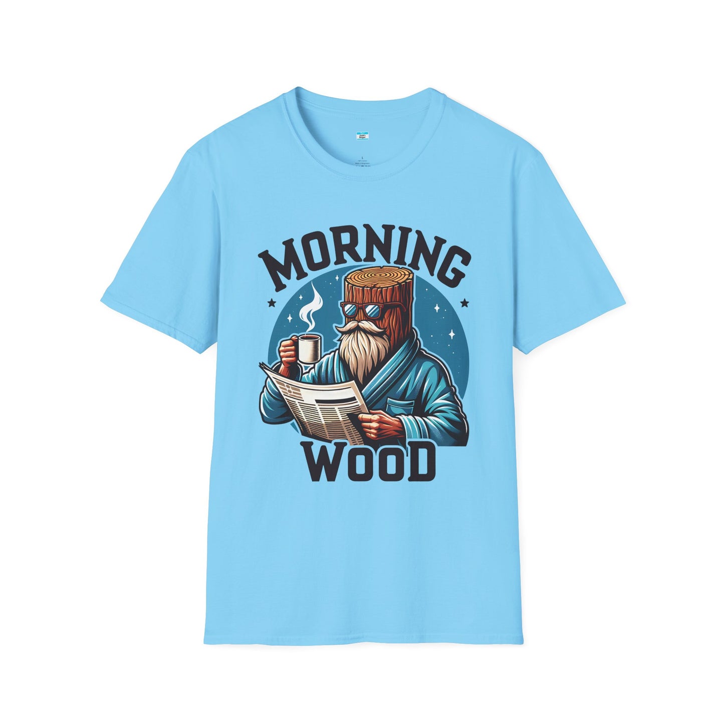 Morning Wood Funny Coffee Shirt – Lumberjack Humor Graphic Tee