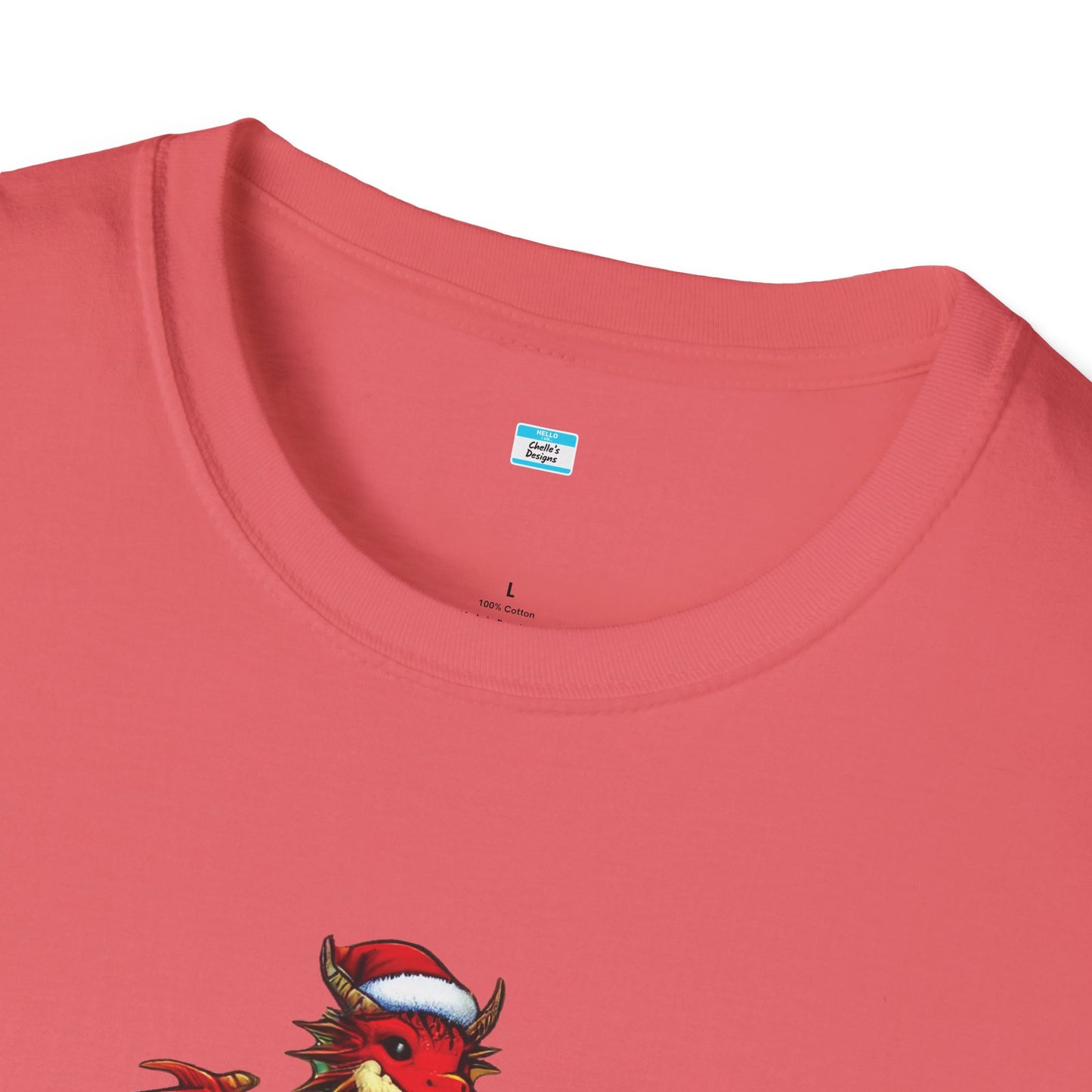 Christmas Dragon Tree Shirt – Fun Fantasy Holiday Tee for Teens & Adults