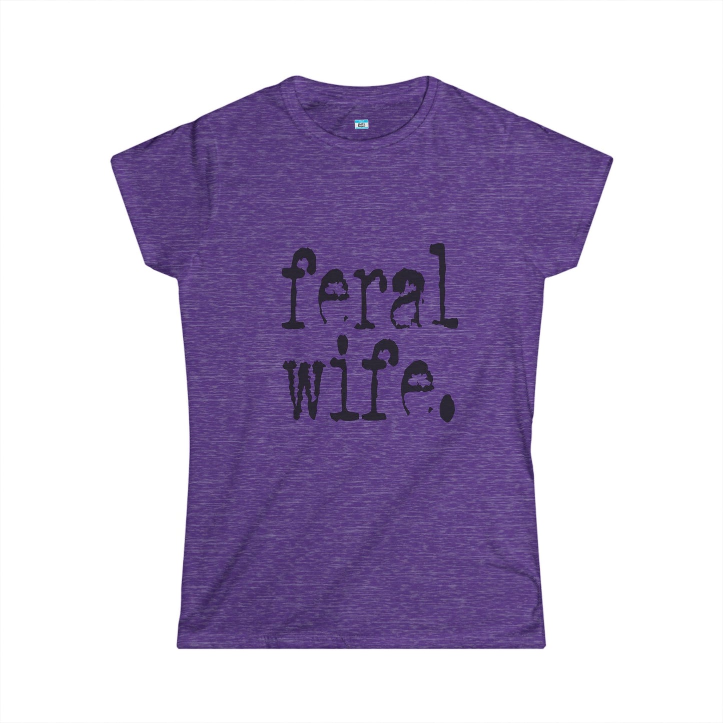 Feral Wife Shirt – Funny Dark Humor Minimalist Graphic Tee