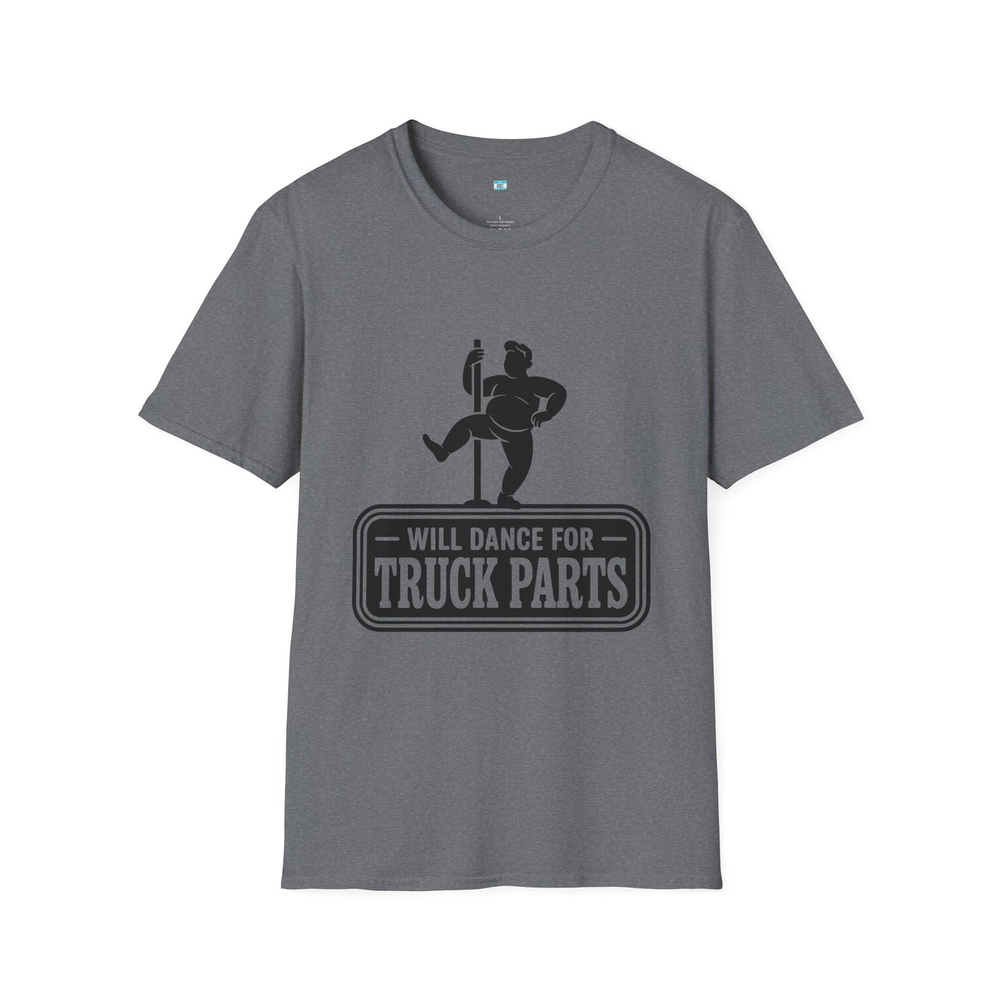 Will Dance for Truck Parts Shirt | Funny Mechanic Truck Lover Graphic Tee