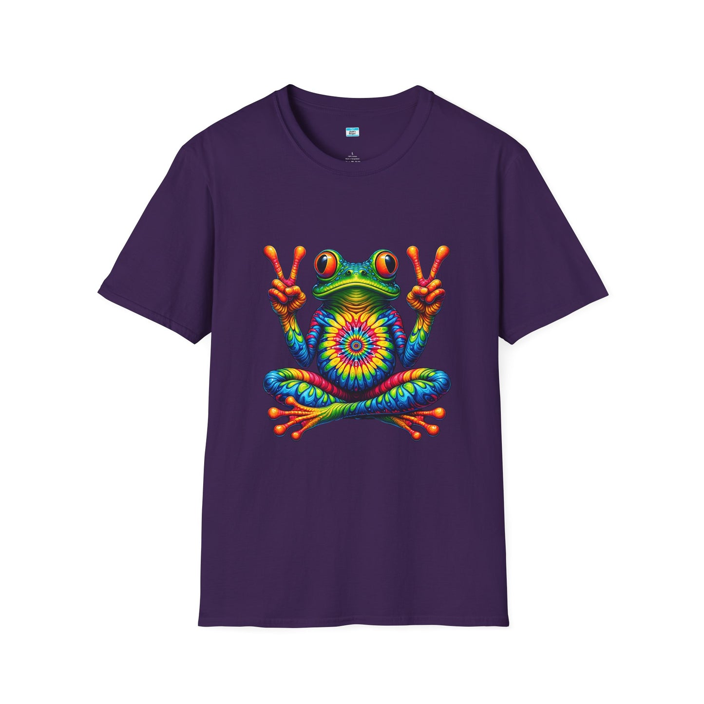 Psychedelic Peace Frog – Groovy Hippie Festival Tee