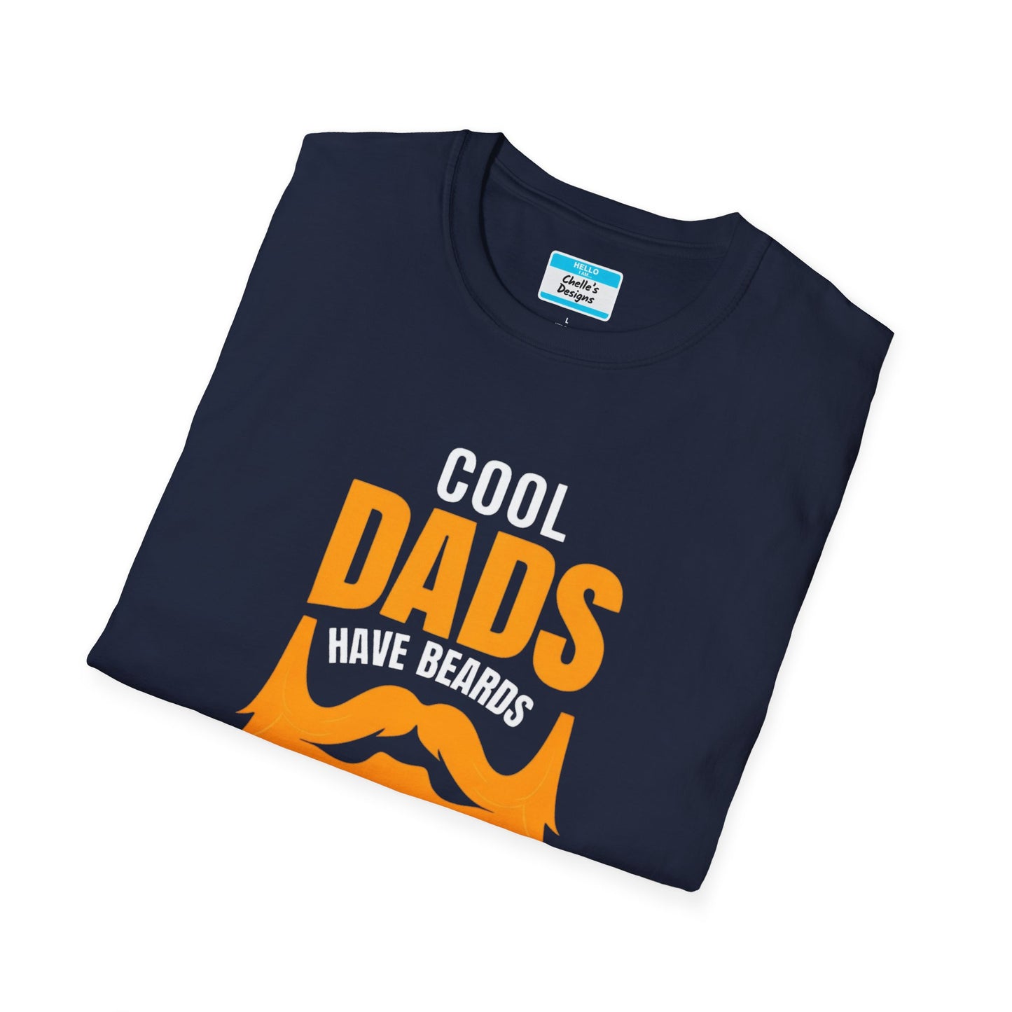 Cool Dads Have Ginger Beards T-Shirt | Funny Father’s Day Gift Beard Graphic Tee
