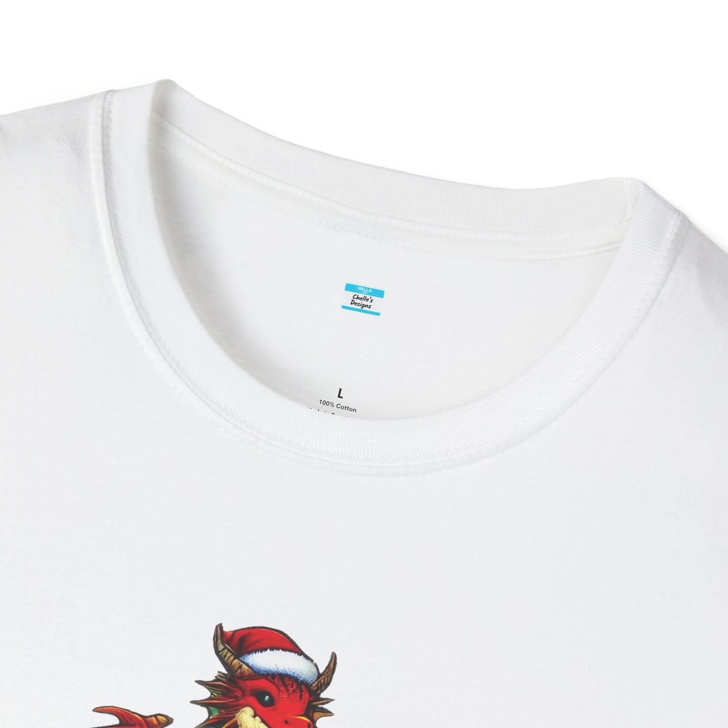 Christmas Dragon Tree Shirt – Fun Fantasy Holiday Tee for Teens & Adults