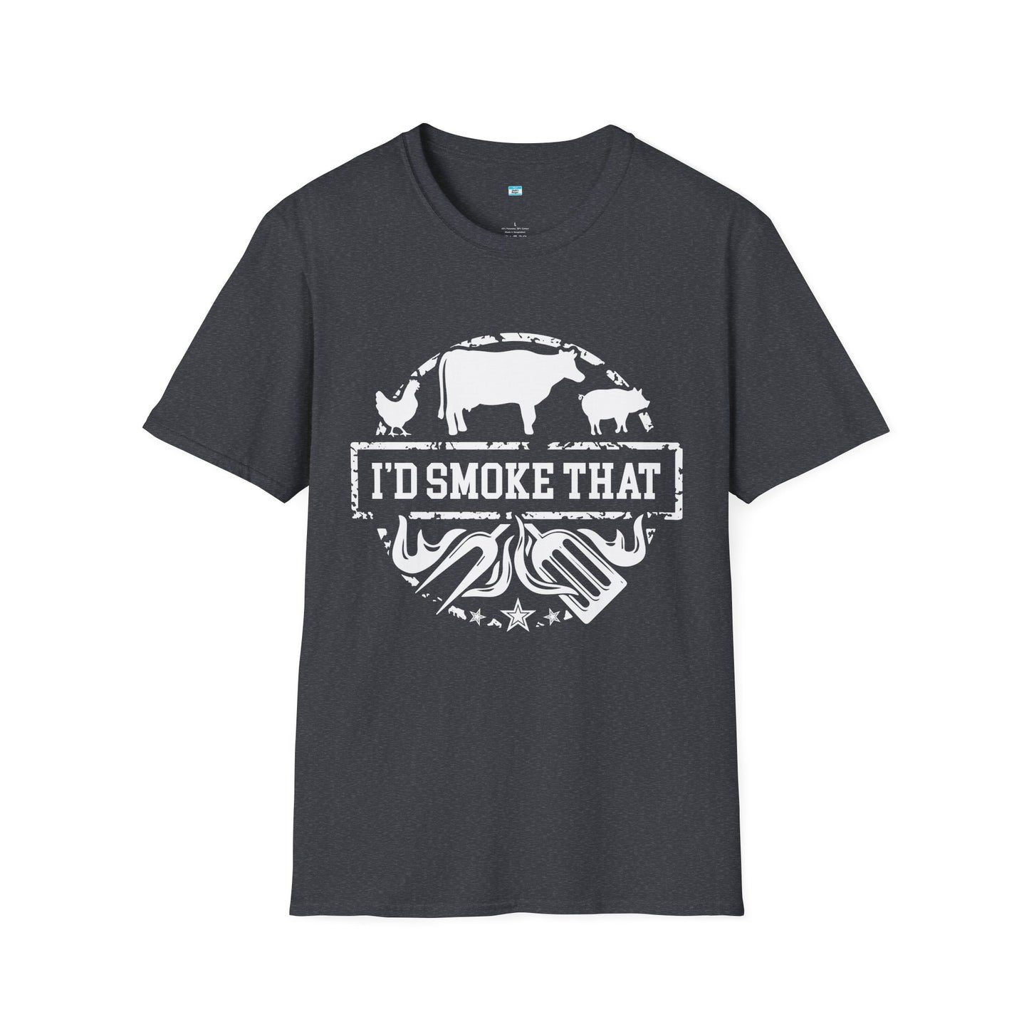 I’d Smoke That BBQ Shirt | Funny Smoker Grill Tee | Pitmaster Meat Lover Shirt