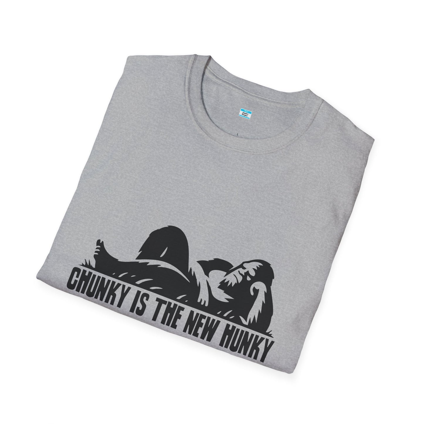 Chunky Is The New Hunky – Funny Bigfoot Unisex Tee