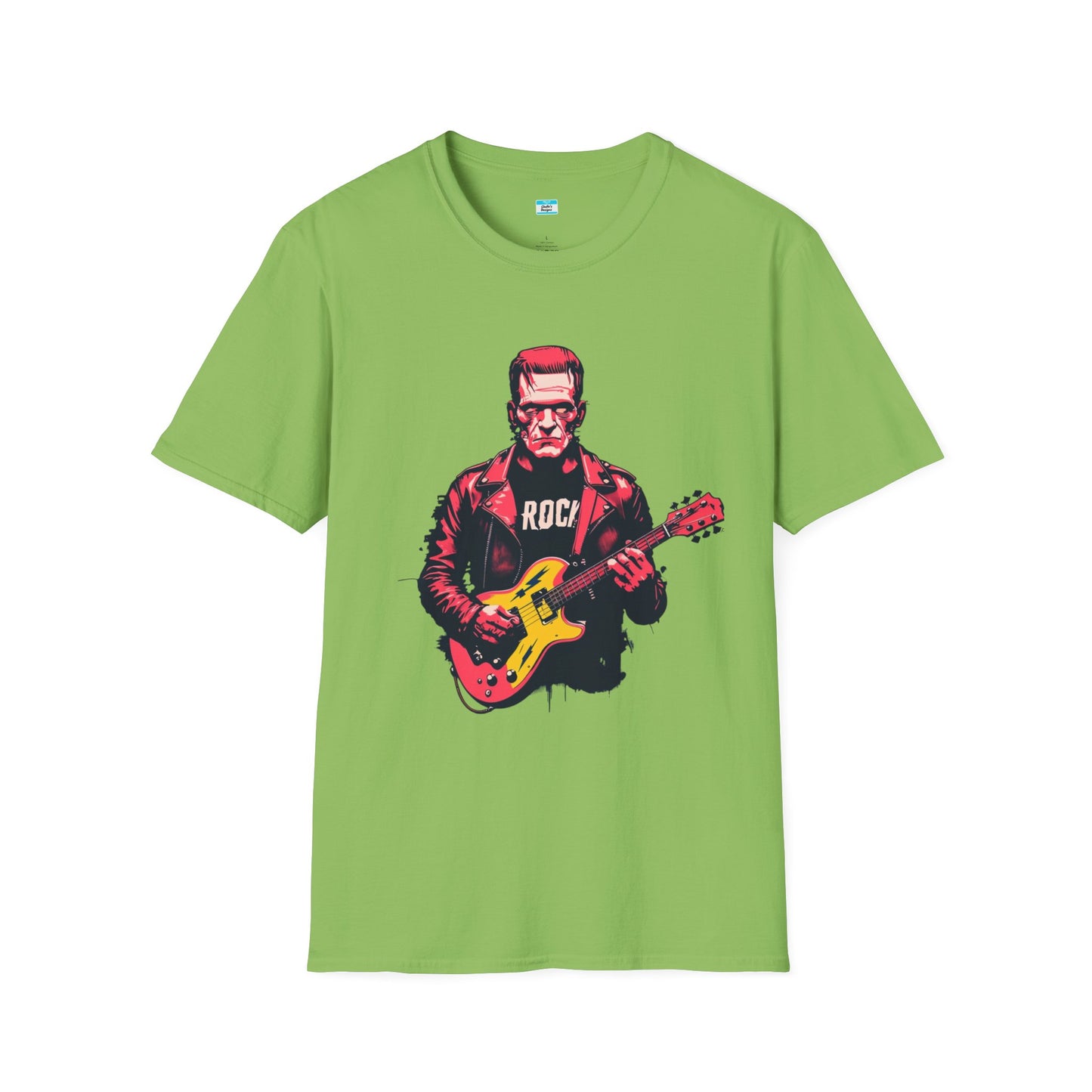 Frankenstein Rock Guitar T-Shirt – Horror Punk Monster Music Tee