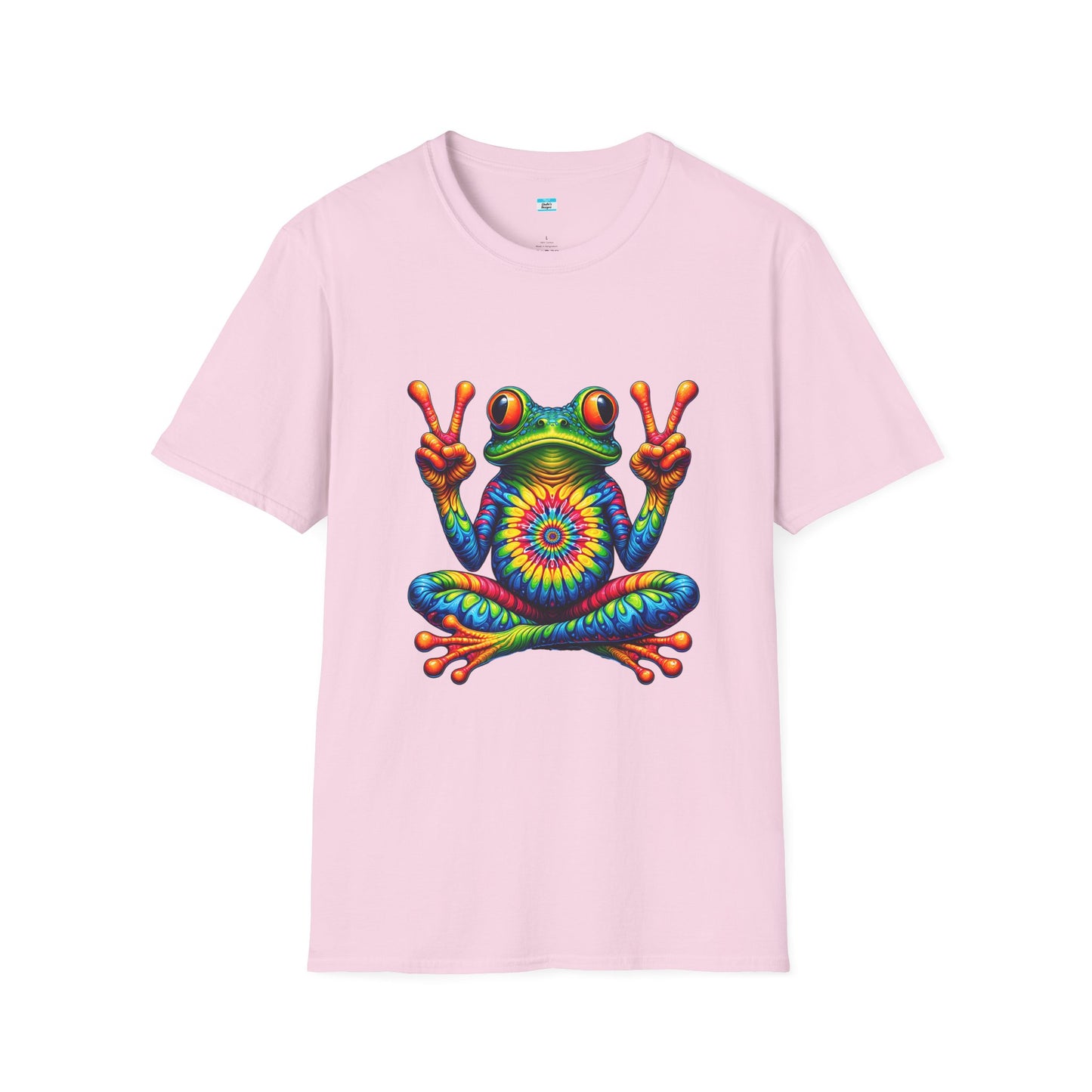 Psychedelic Peace Frog – Groovy Hippie Festival Tee