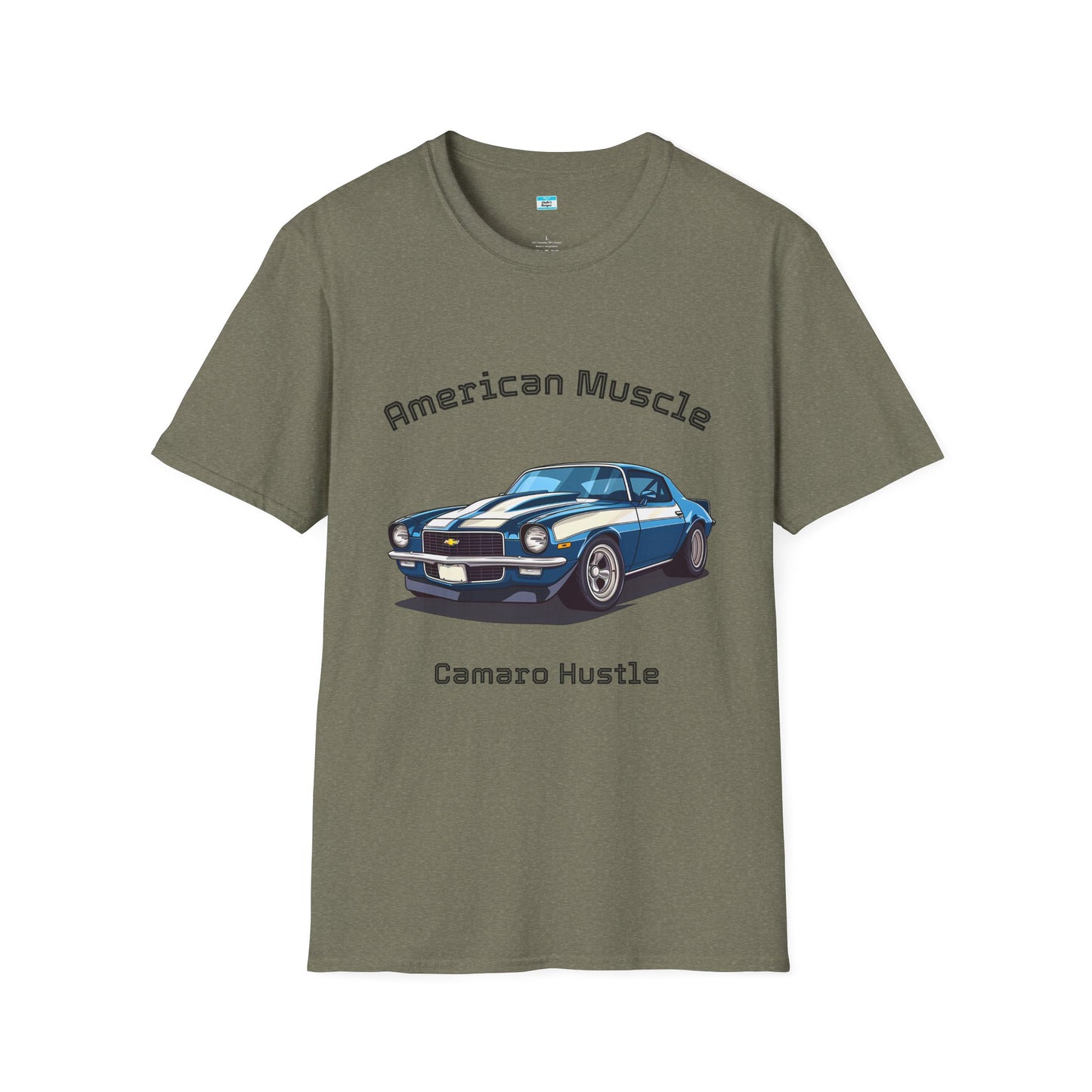 American Muscle – Camaro Hustle Classic Car T-Shirt