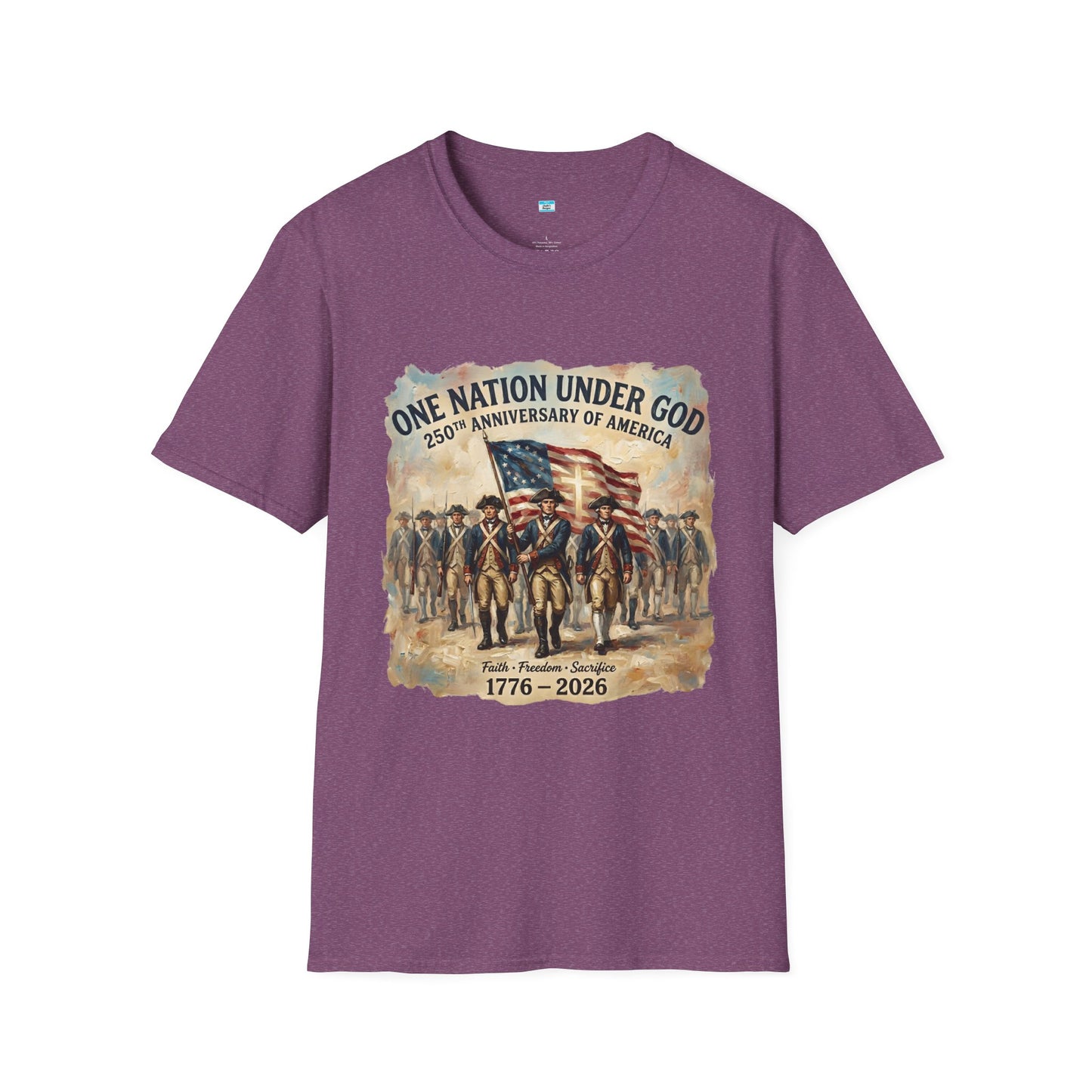 America 250 Shirt 1776-2026 | One Nation Under God Patriotic USA Tee