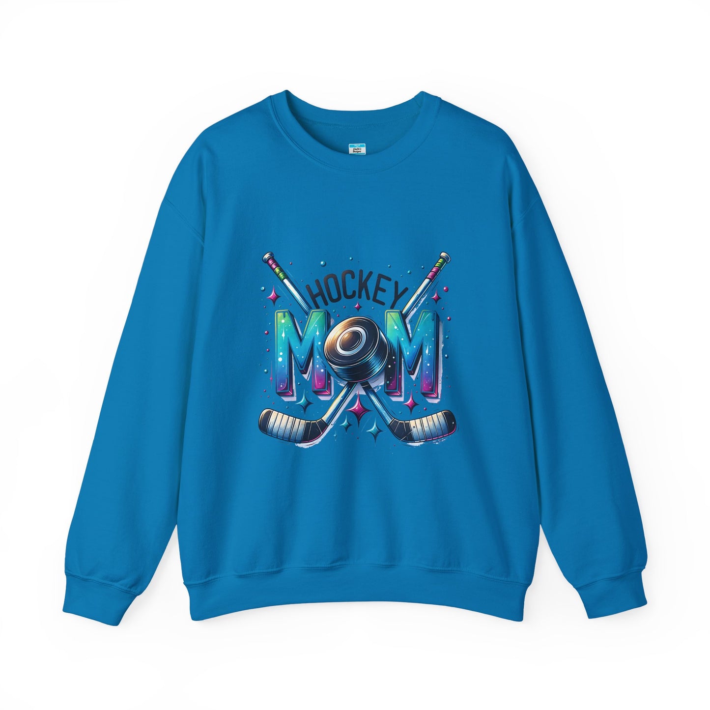 Hockey Mom Sweatshirt | Cozy Ice Hockey Crewneck for Proud Hockey Moms