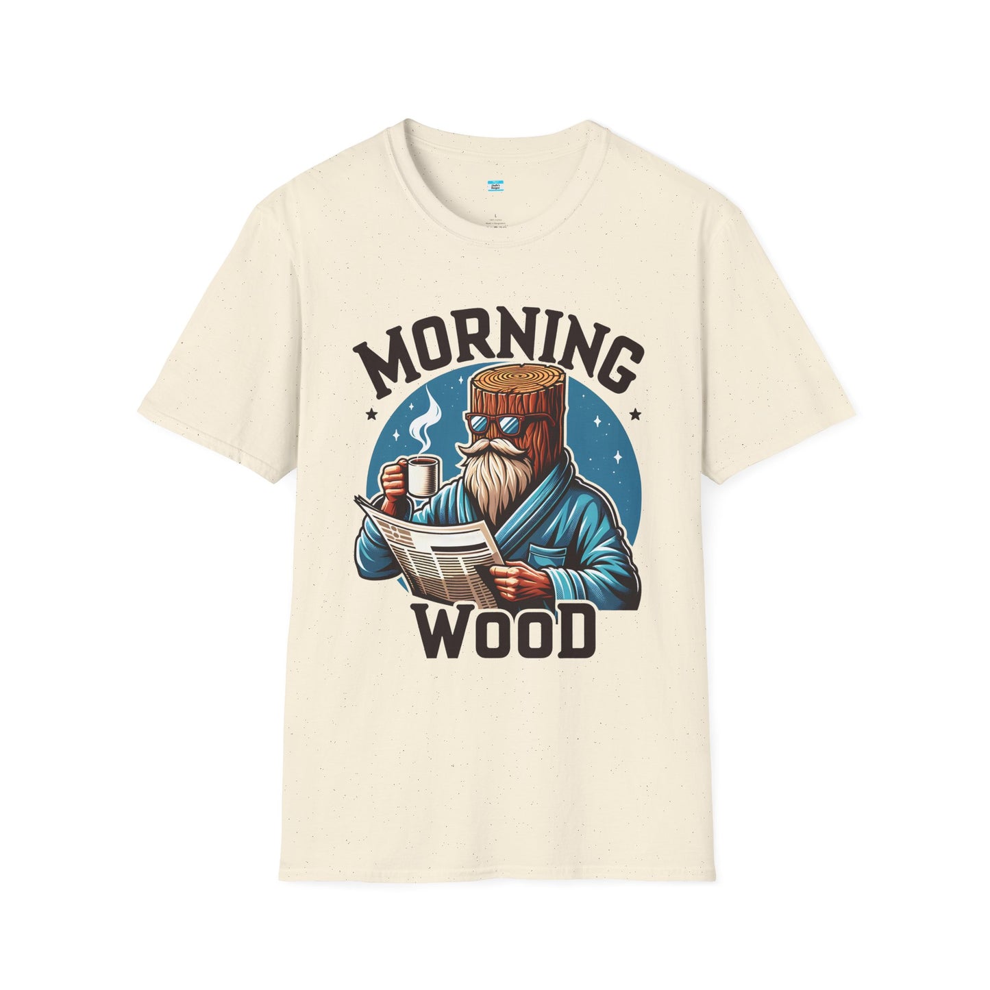 Morning Wood Funny Coffee Shirt – Lumberjack Humor Graphic Tee
