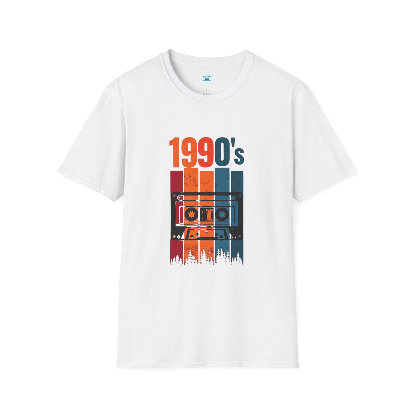 Retro 1990s Cassette Tape T-Shirt – Vintage Forest Mixtape Music Tee