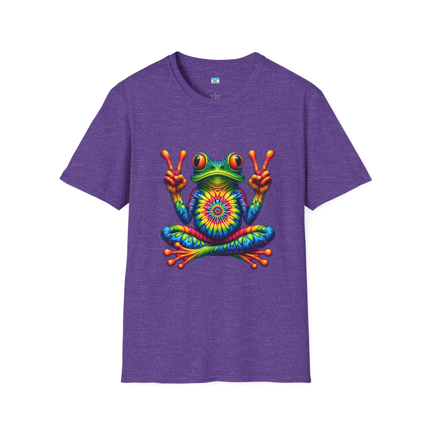 Psychedelic Peace Frog – Groovy Hippie Festival Tee
