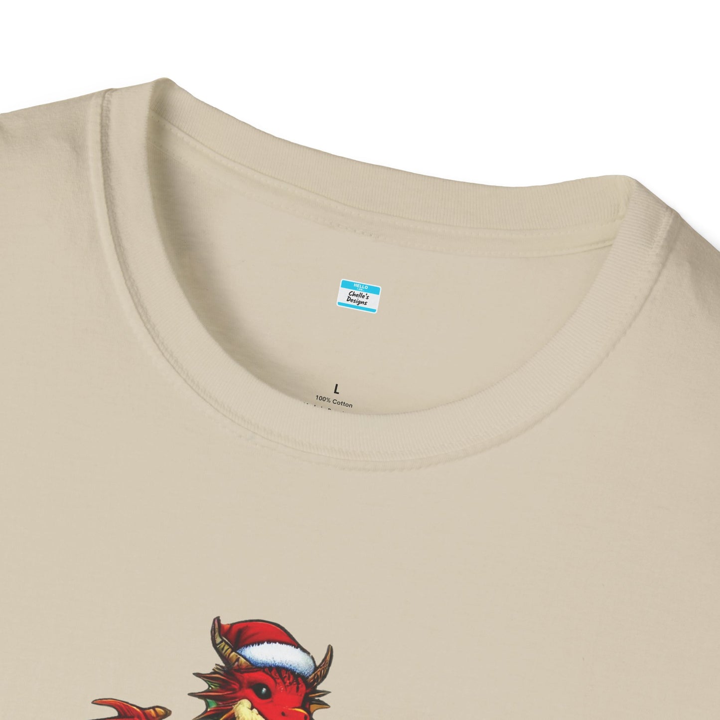 Christmas Dragon Tree Shirt – Fun Fantasy Holiday Tee for Teens & Adults