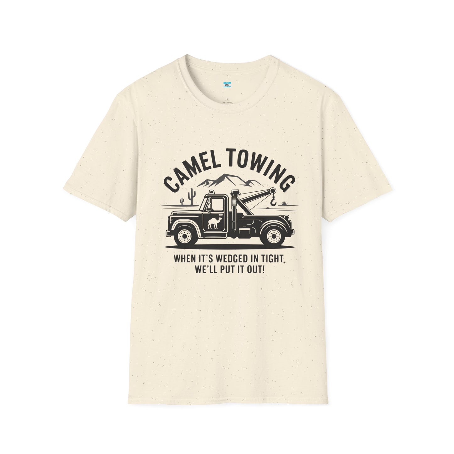 Camel Towing Funny Shirt – Tow Truck & Mechanic Humor Graphic Tee
