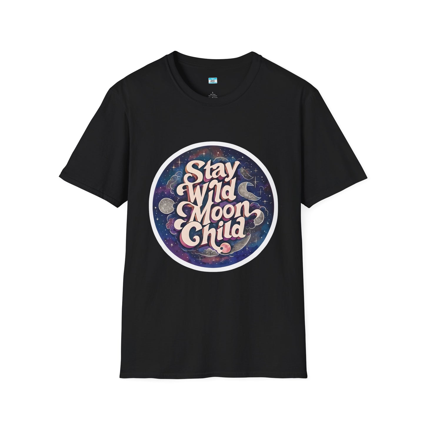 Stay Wild Moon Child T-Shirt – Boho Retro Celestial Graphic Tee