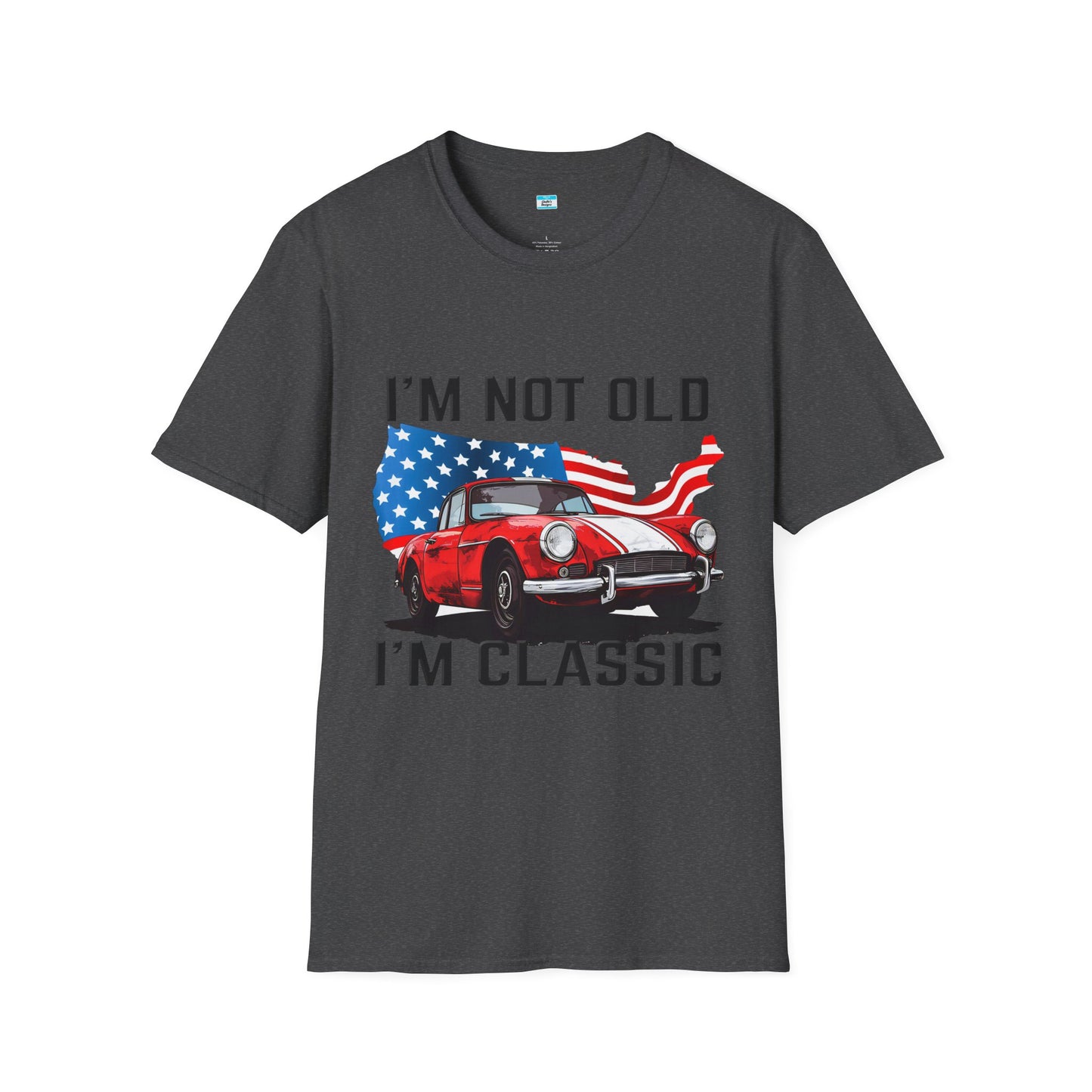 I’m Not Old I’m Classic Shirt – Vintage Car T-Shirt for Men, Retro Muscle Car Tee, Funny Birthday Gift for Him, Classic Car Lover Shirt