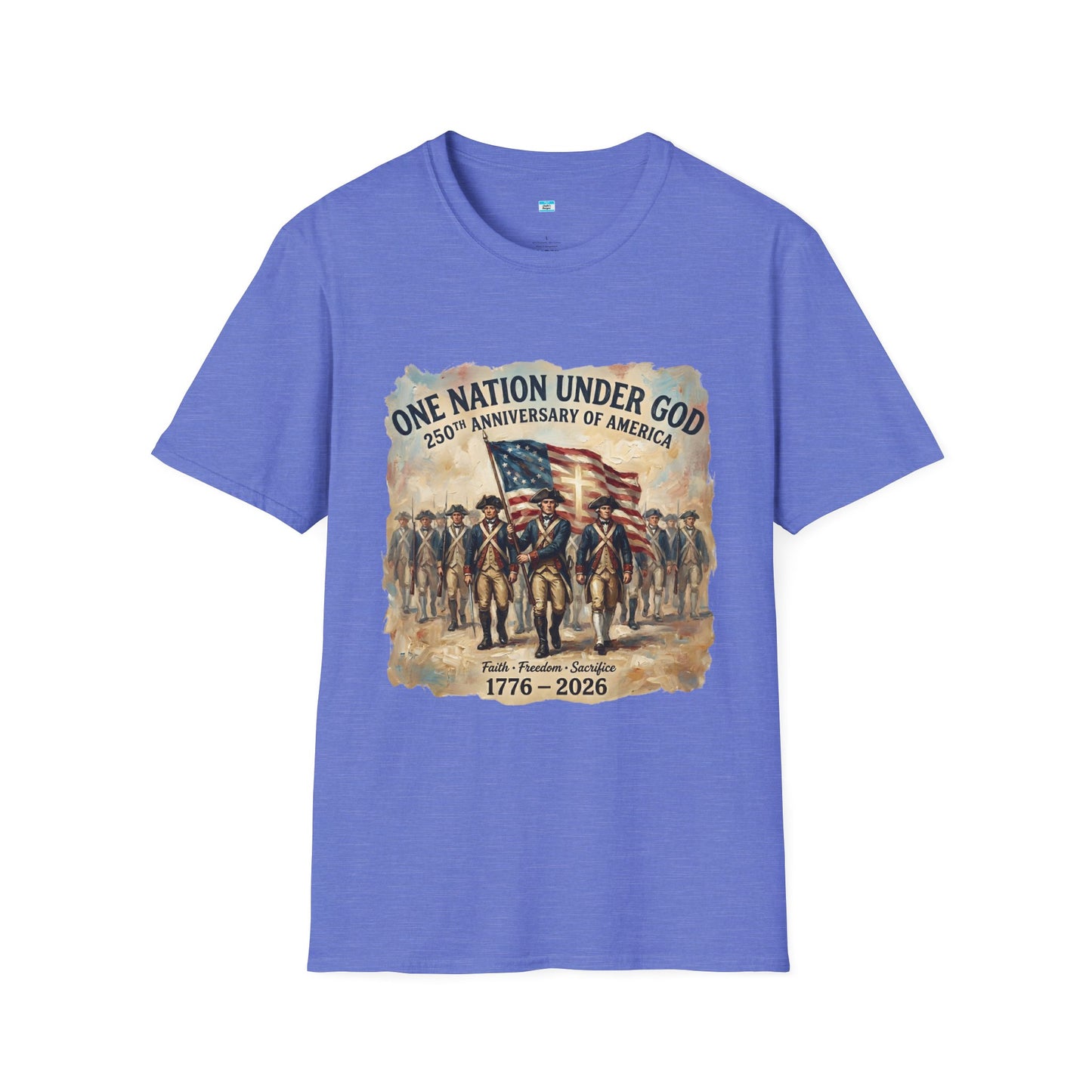 America 250 Shirt 1776-2026 | One Nation Under God Patriotic USA Tee