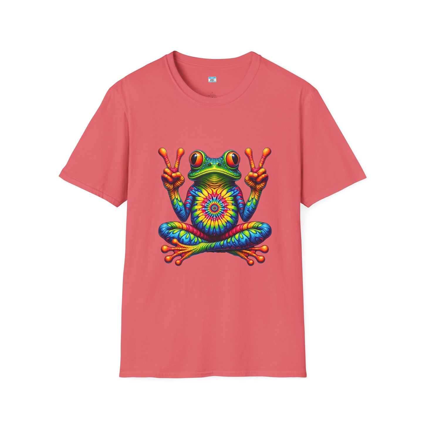 Psychedelic Peace Frog – Groovy Hippie Festival Tee