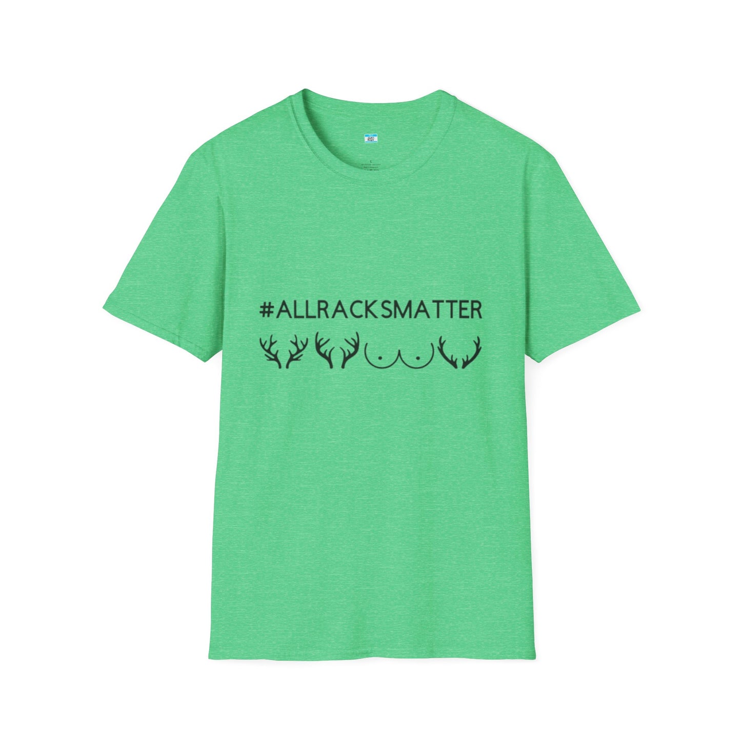 AllRacksMatter Funny Hunting Shirt, Deer Rack Antler Tee, Hunting Humor Gift for Men & Women, Outdoor Hunter Novelty Tee