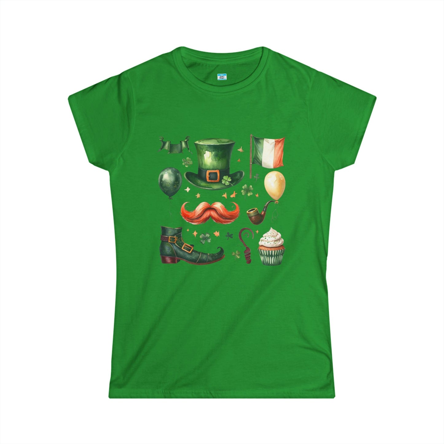 St Patrick’s Day Irish Watercolor Graphic Shirt – Lucky Shamrock Holiday Tee