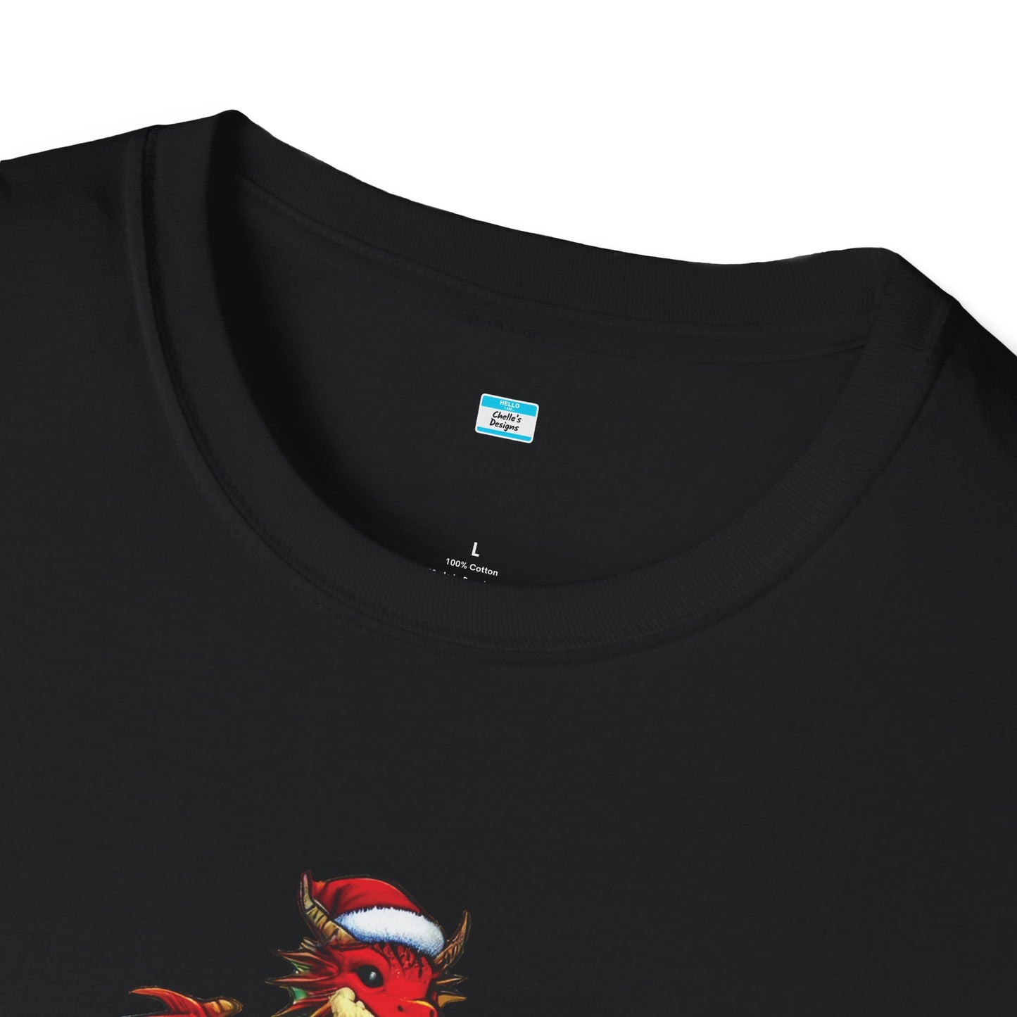 Christmas Dragon Tree Shirt – Fun Fantasy Holiday Tee for Teens & Adults
