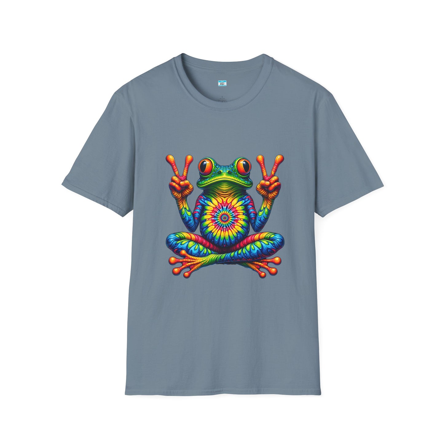 Psychedelic Peace Frog – Groovy Hippie Festival Tee