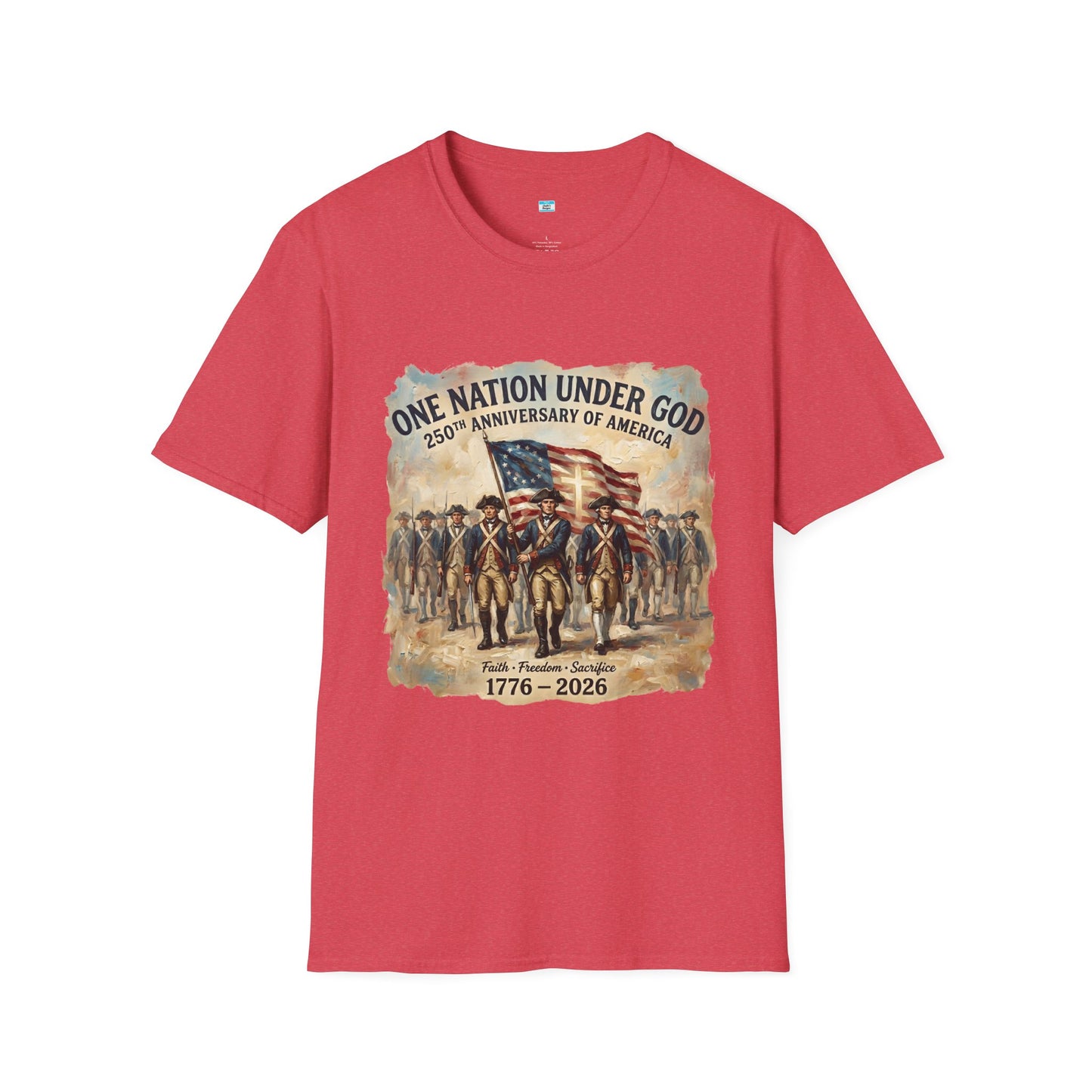 America 250 Shirt 1776-2026 | One Nation Under God Patriotic USA Tee