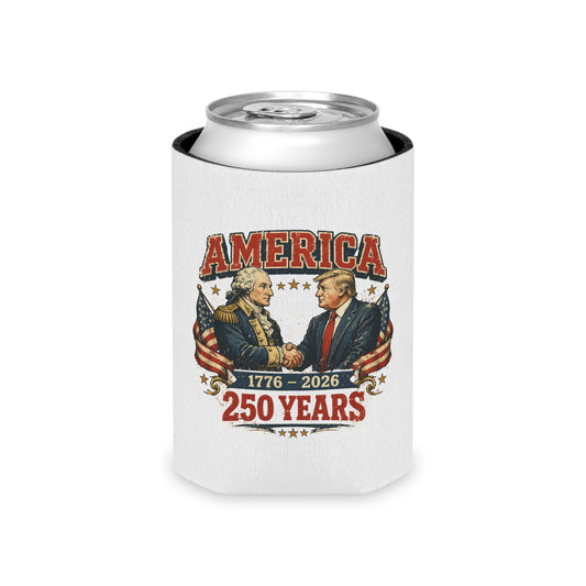 America 250 Can Cooler 1776-2026 | Patriotic USA Koozie Drink Sleeve