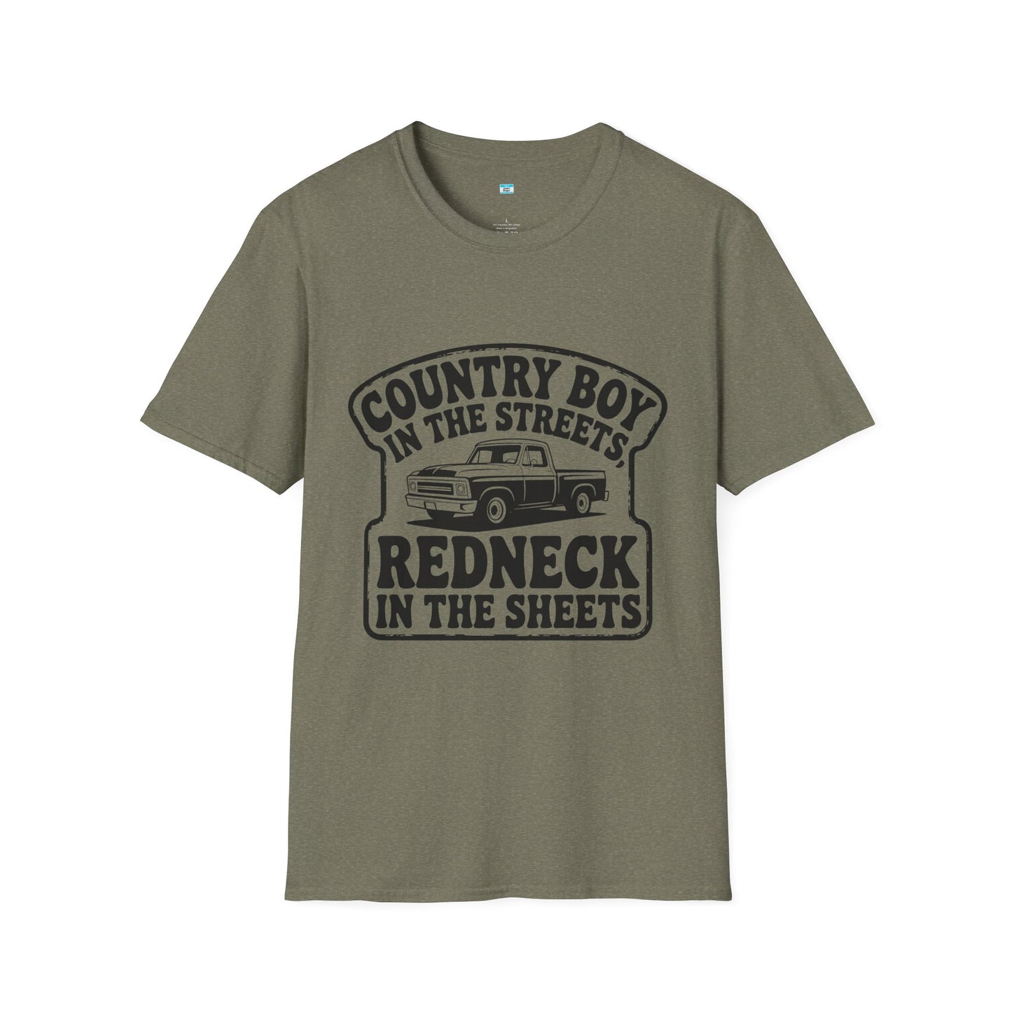 Country Boy Shirt Redneck in the Sheets | Funny Southern Truck Graphic Tee