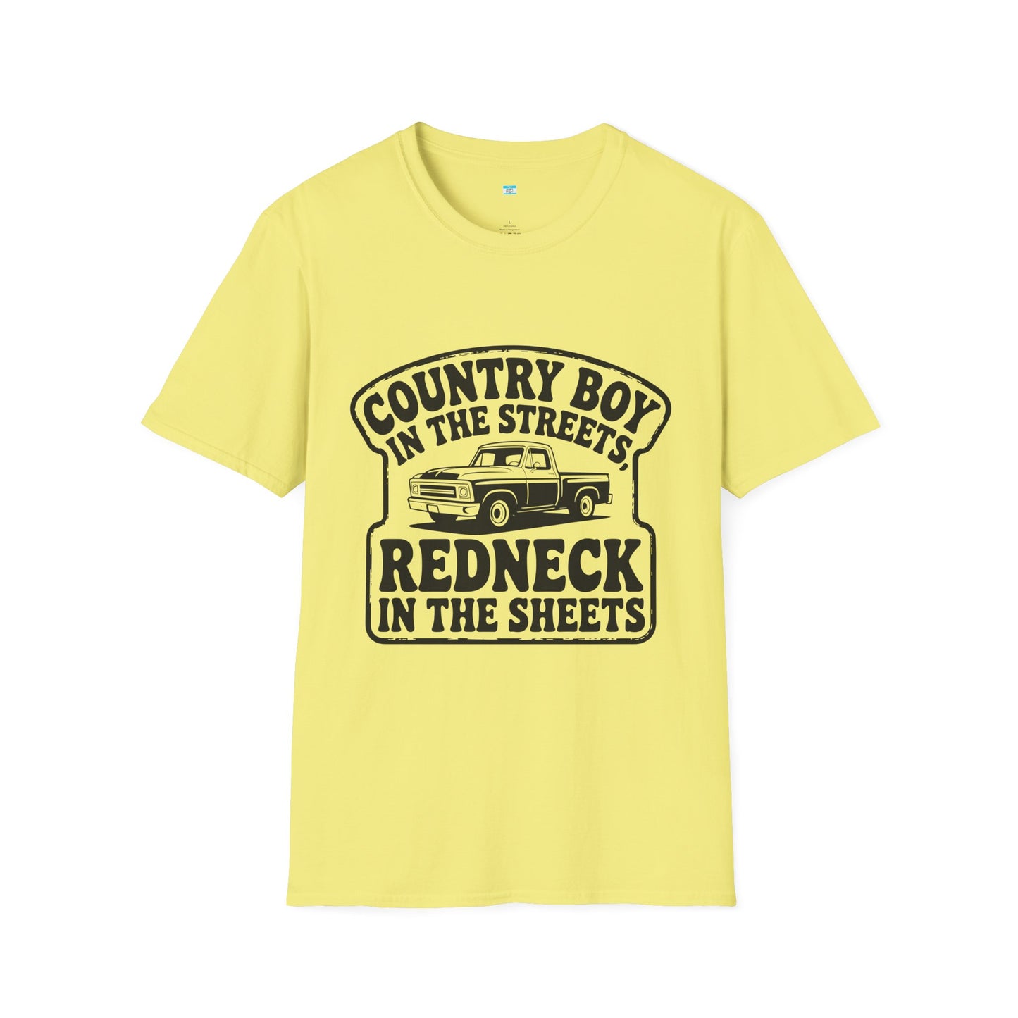 Country Boy Shirt Redneck in the Sheets | Funny Southern Truck Graphic Tee