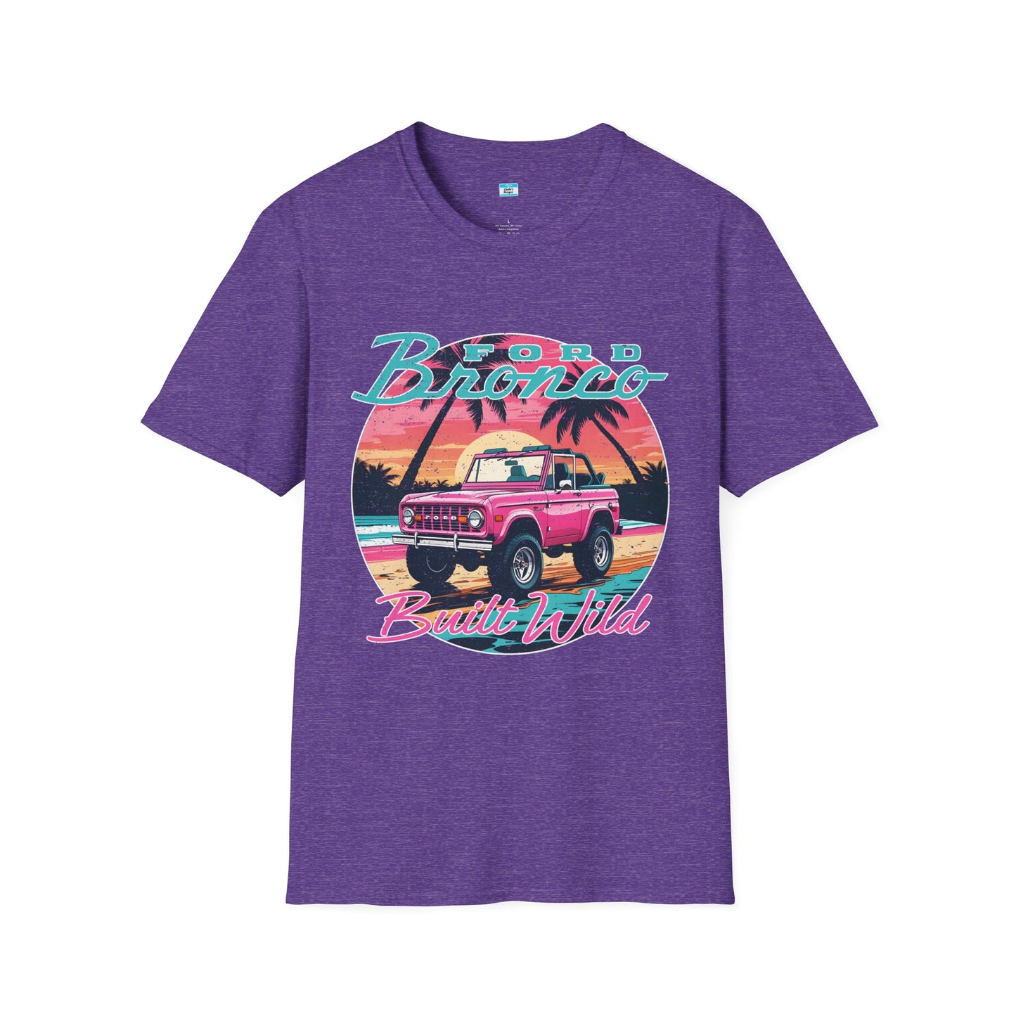Ford Bronco Built Wild Unisex Tee | Vintage Retro Off-Road T-Shirt | Chelle’s Designs