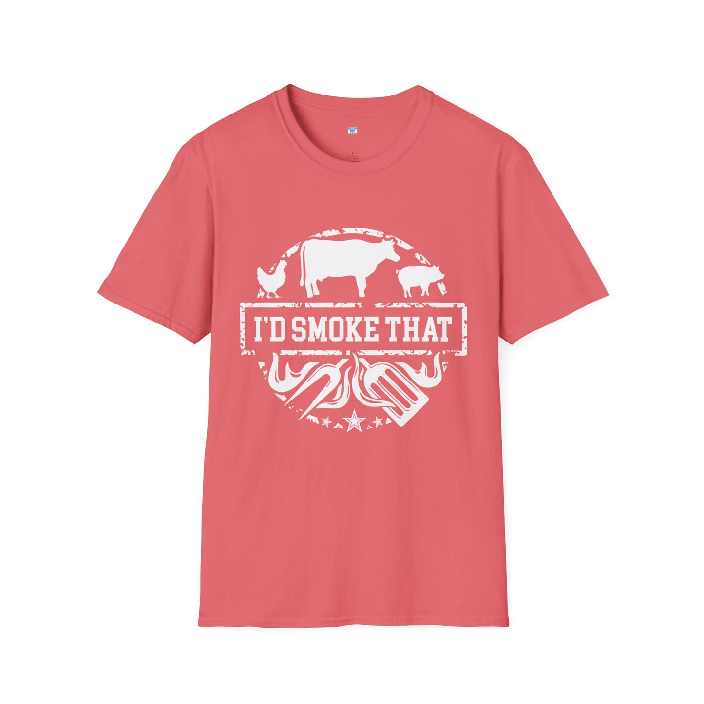 I’d Smoke That BBQ Shirt | Funny Smoker Grill Tee | Pitmaster Meat Lover Shirt