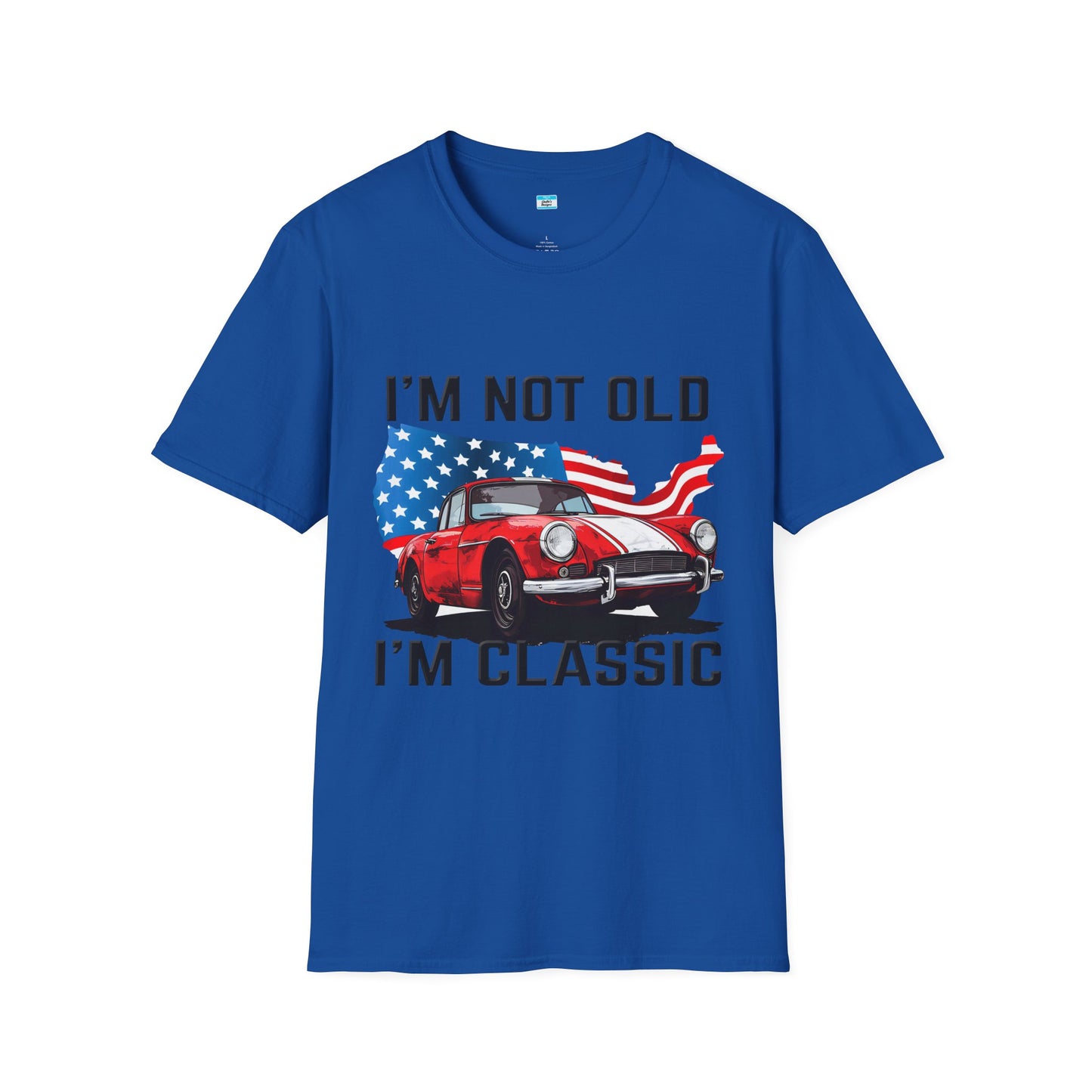 I’m Not Old I’m Classic Shirt – Vintage Car T-Shirt for Men, Retro Muscle Car Tee, Funny Birthday Gift for Him, Classic Car Lover Shirt