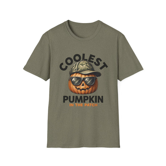 Coolest Pumpkin in the Patch T-Shirt – Funny Fall & Halloween Pumpkin Tee