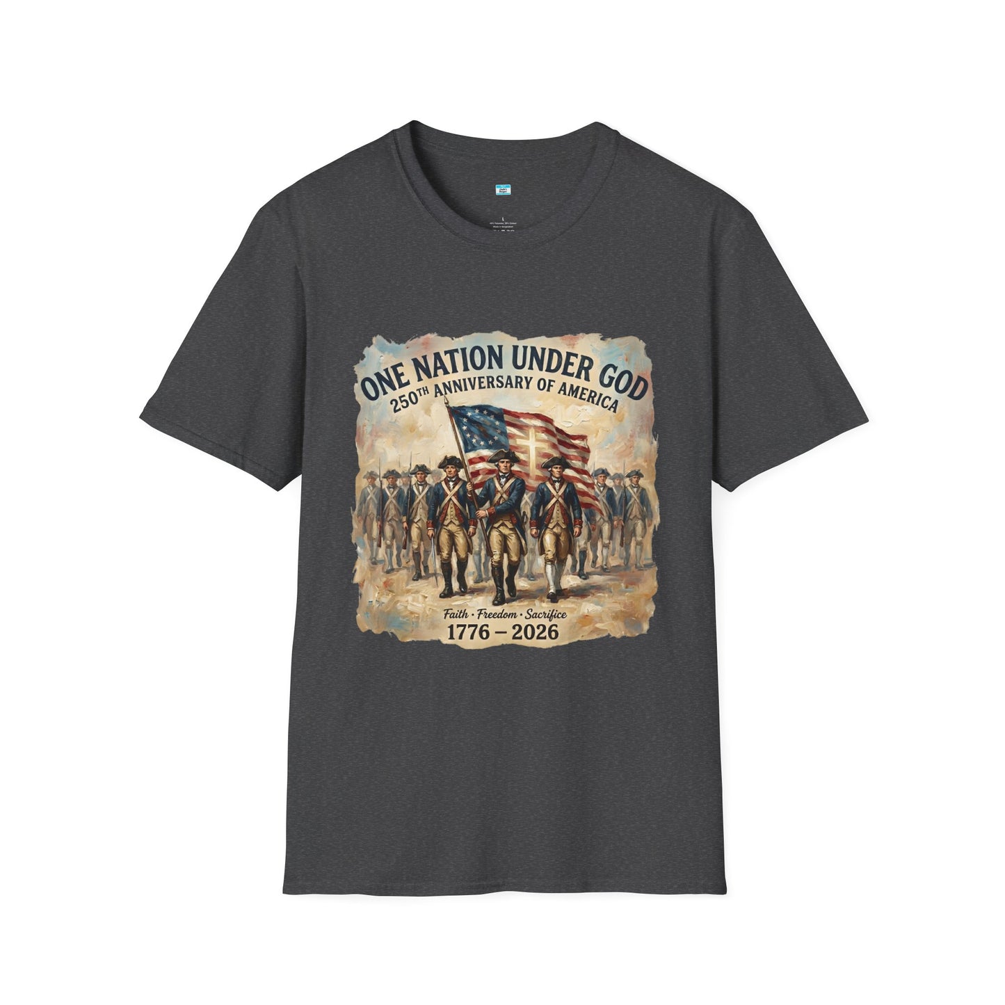 America 250 Shirt 1776-2026 | One Nation Under God Patriotic USA Tee