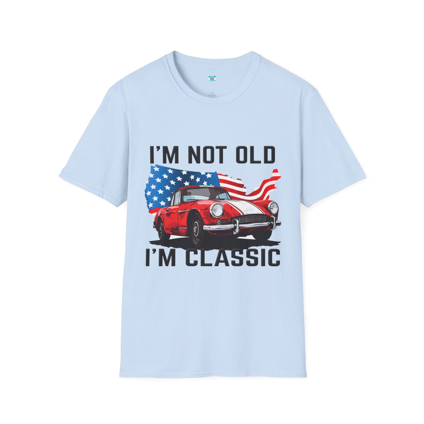 I’m Not Old I’m Classic Shirt – Vintage Car T-Shirt for Men, Retro Muscle Car Tee, Funny Birthday Gift for Him, Classic Car Lover Shirt