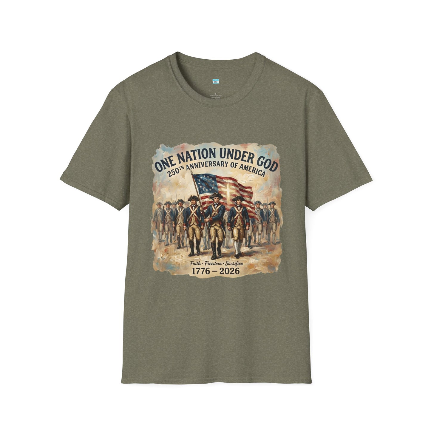 America 250 Shirt 1776-2026 | One Nation Under God Patriotic USA Tee