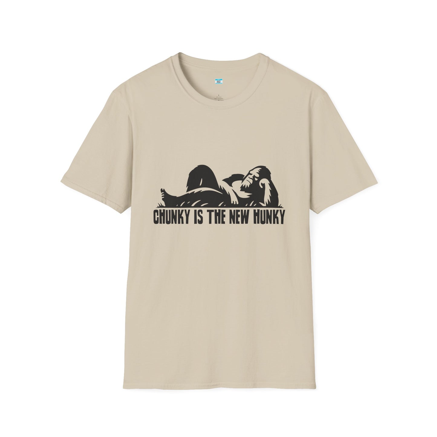 Chunky Is The New Hunky – Funny Bigfoot Unisex Tee