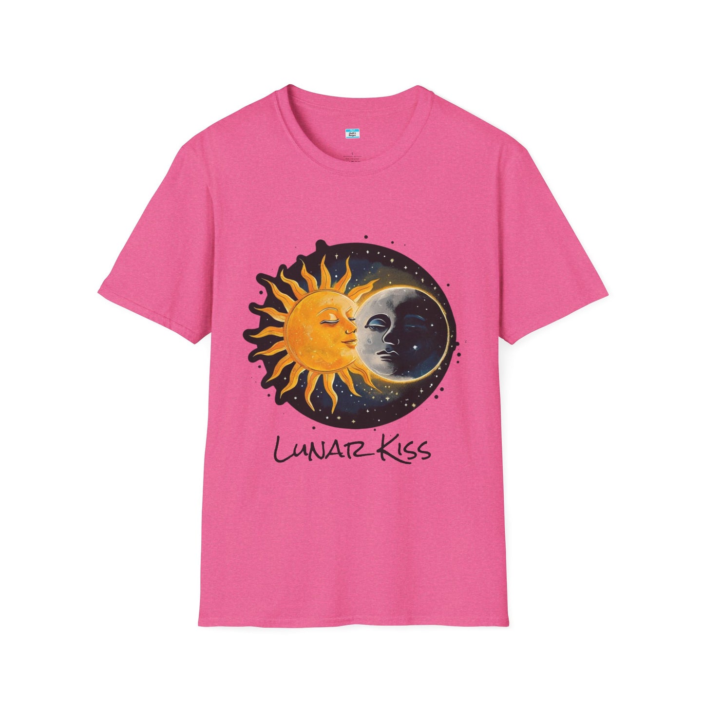 Lunar Kiss T-Shirt – Romantic Sun and Moon Celestial Graphic Tee