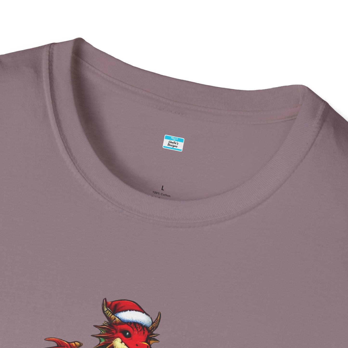 Christmas Dragon Tree Shirt – Fun Fantasy Holiday Tee for Teens & Adults