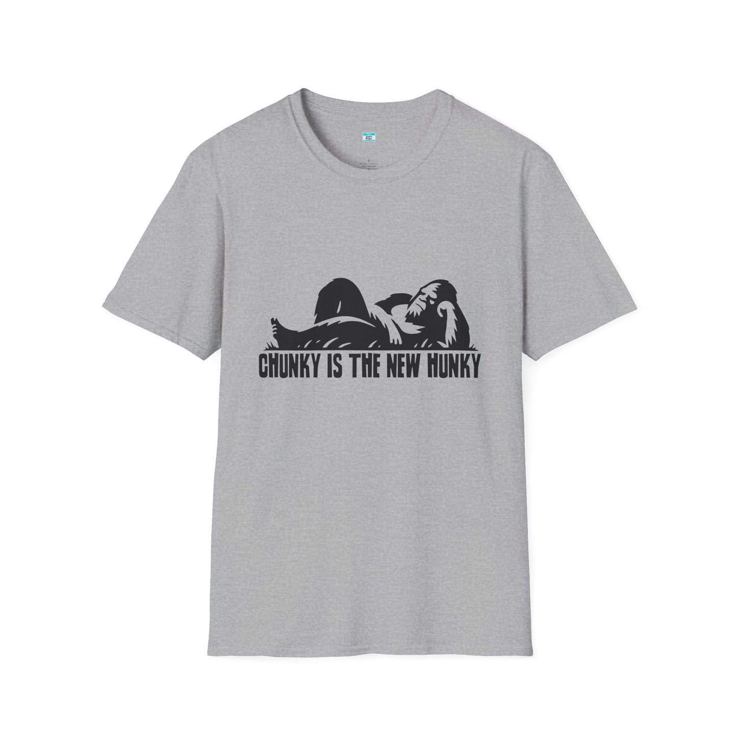 Chunky Is The New Hunky – Funny Bigfoot Unisex Tee