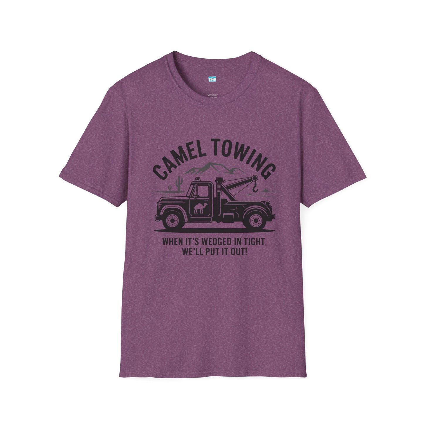 Camel Towing Funny Shirt – Tow Truck & Mechanic Humor Graphic Tee