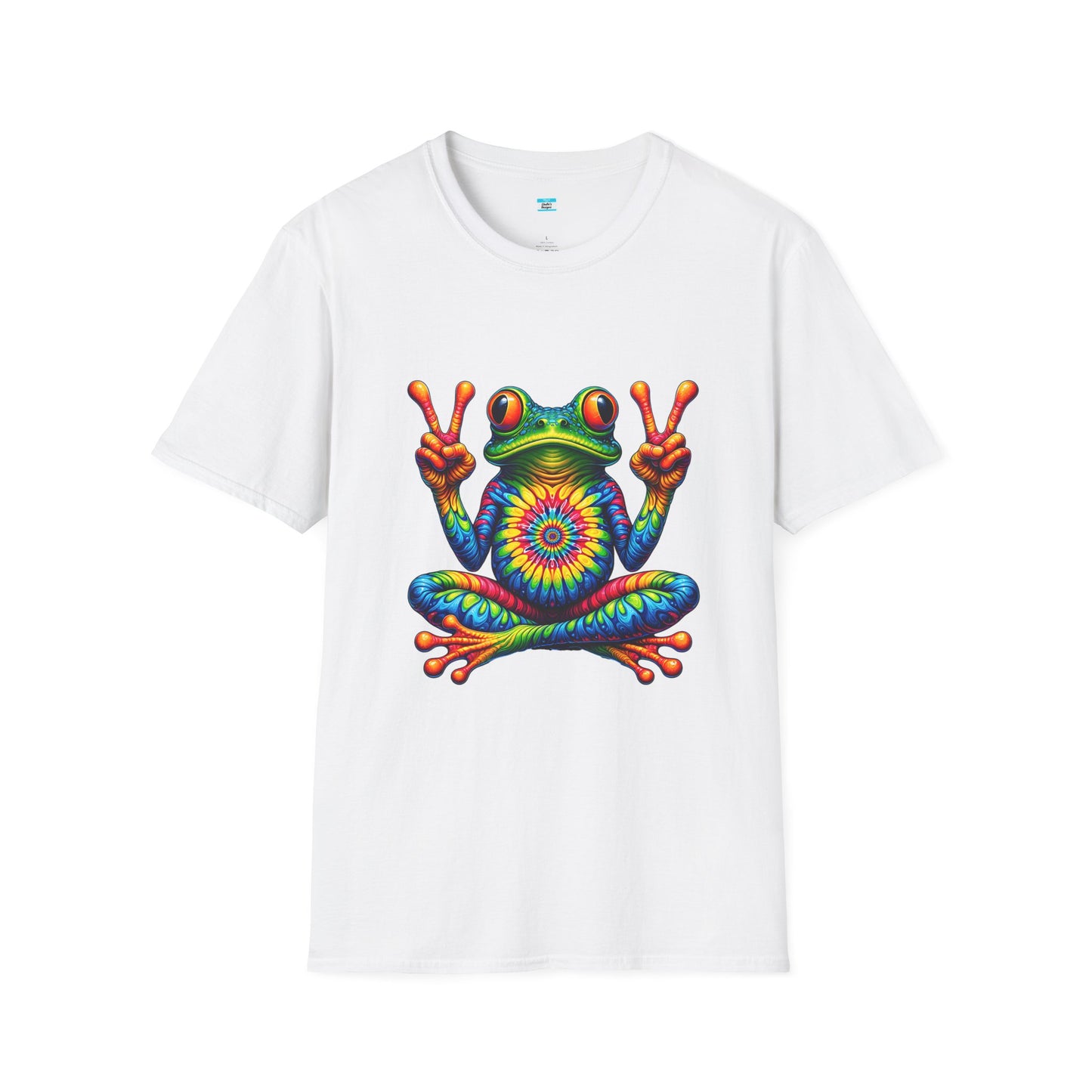 Psychedelic Peace Frog – Groovy Hippie Festival Tee