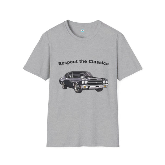 Respect the Classics — Vintage Muscle Car Unisex Tee
