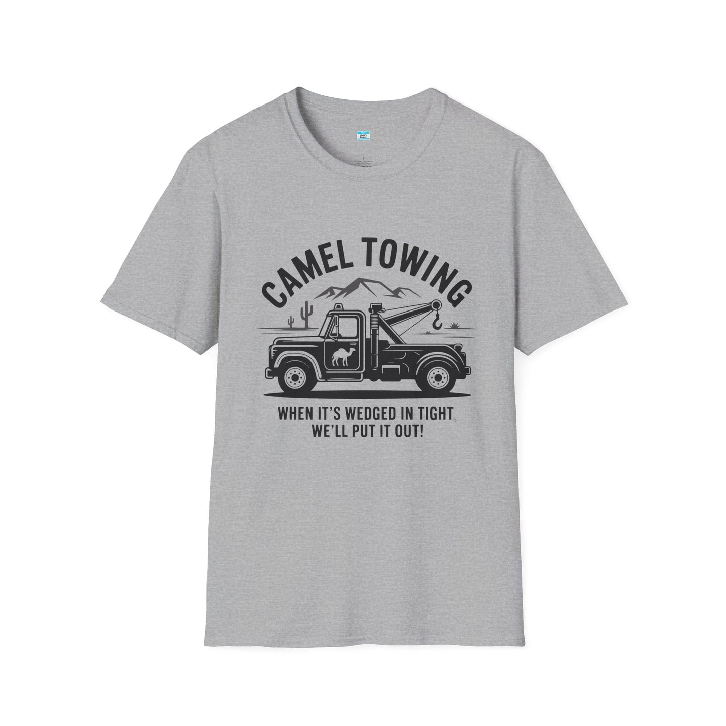 Camel Towing Funny Shirt – Tow Truck & Mechanic Humor Graphic Tee