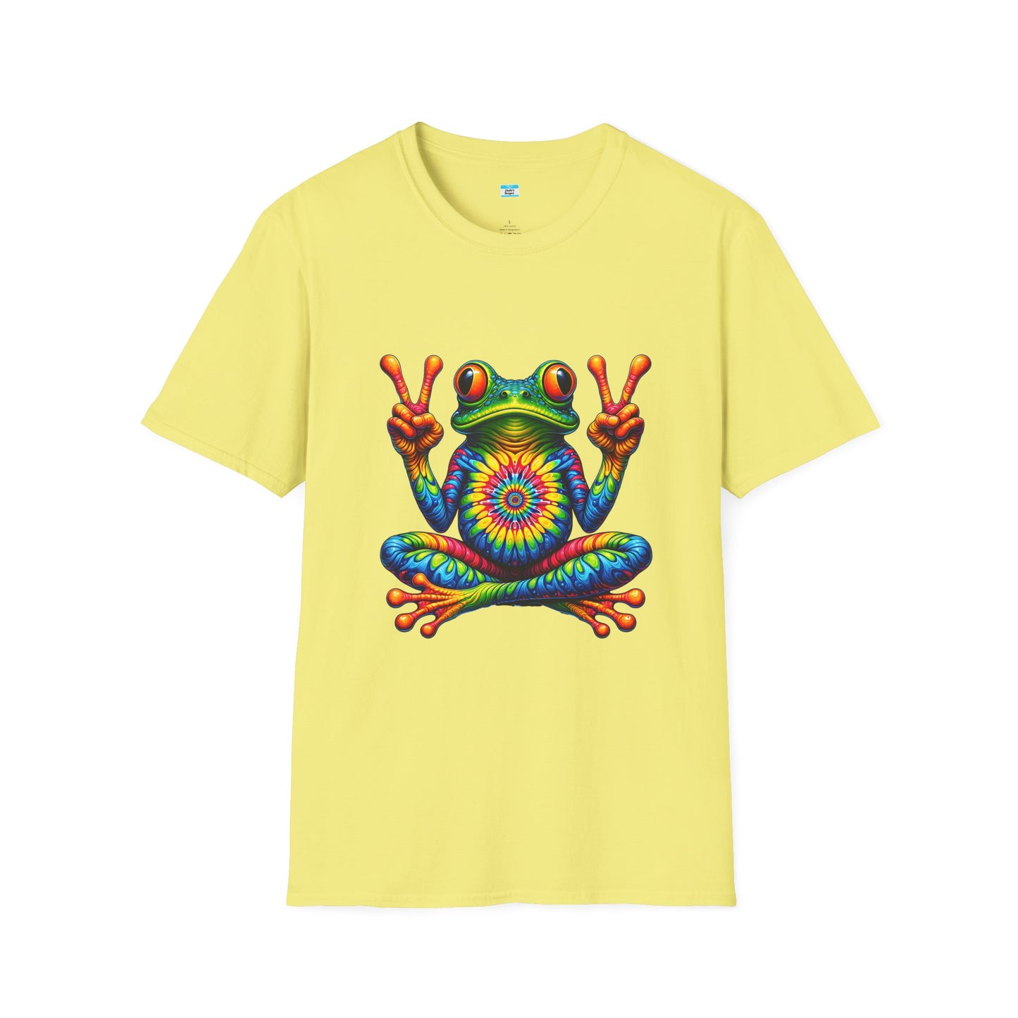 Psychedelic Peace Frog – Groovy Hippie Festival Tee