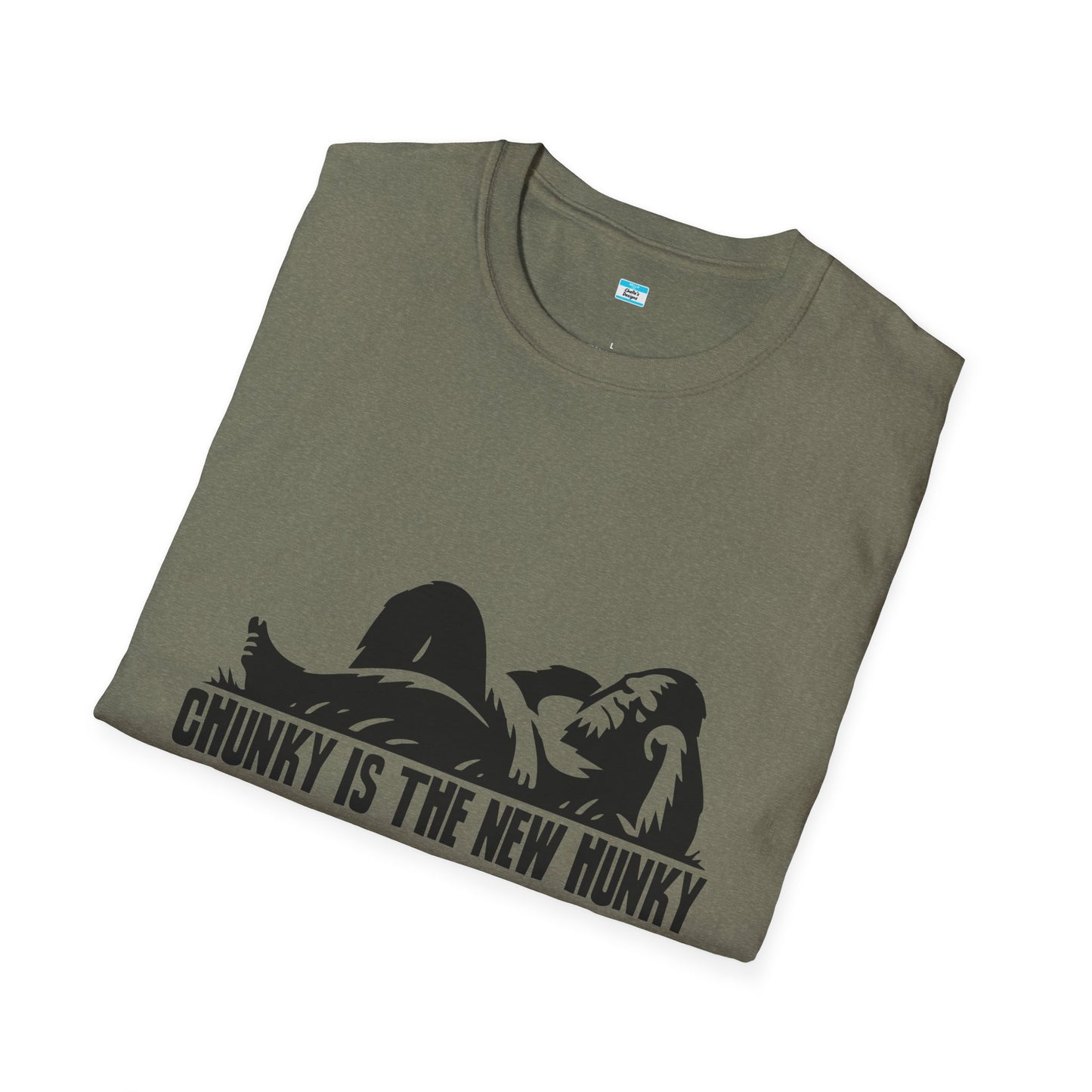 Chunky Is The New Hunky – Funny Bigfoot Unisex Tee